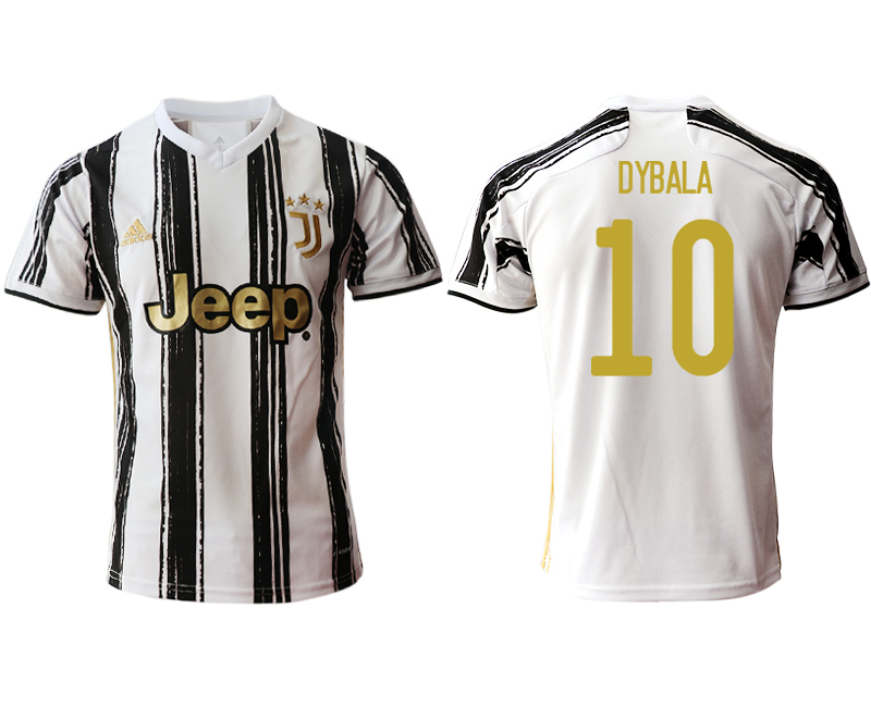 Men 2020-2021 club Juventus home aaa version #10 white Soccer Jerseys2->juventus jersey->Soccer Club Jersey